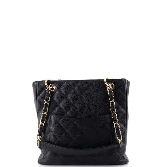 Chanel Petite Shopping Tote Quilted #230133C29B - Picture 4 of 8